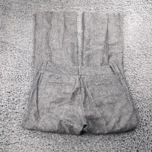 Banana Republic Pants Women 6 Gray Linen Classiccore Martin Fit Preppy Career